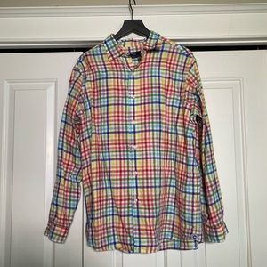 Men’s Cremieux Preppy Plaid Button Down Shirt
